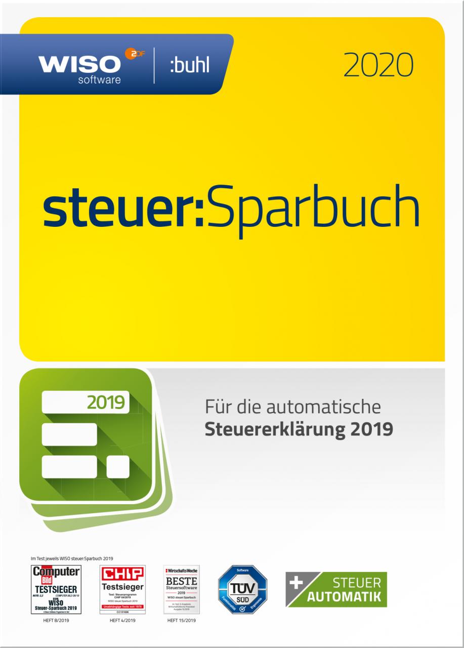 WISO Steuer Sparbuch 2020 (pour l&#039;année fiscale 2019)